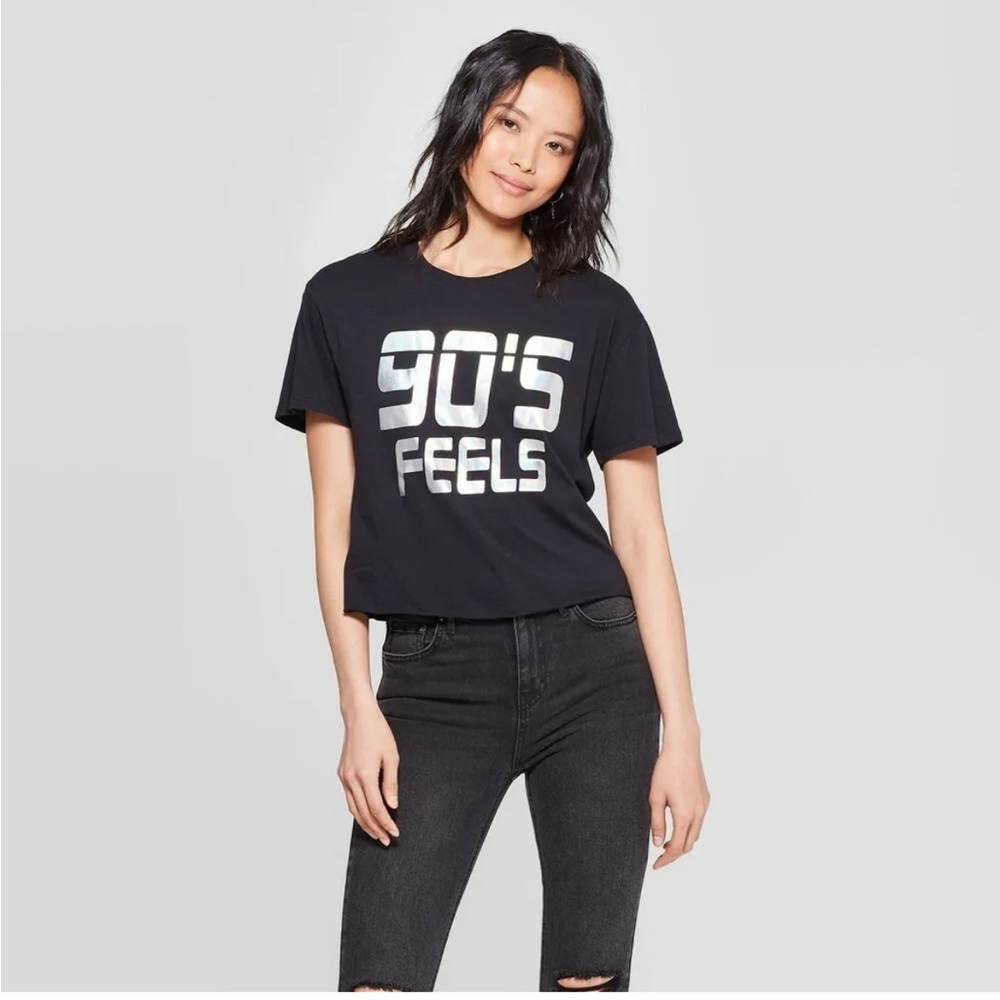90’s Feels Crop Top Black. Grayson Threads Size Medium. Worn once